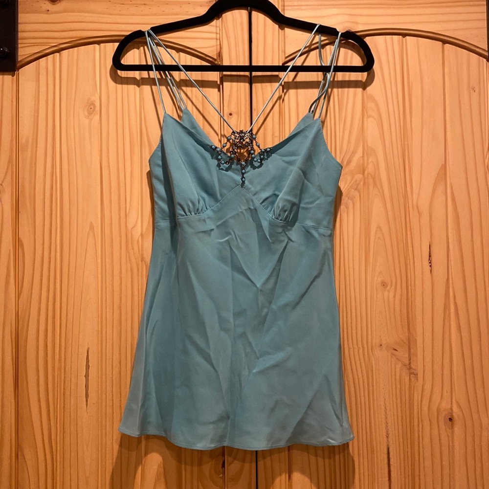 Ticci Tonetto turquoise top